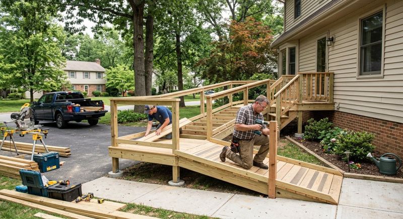 Wheelchair Ramp Installation in Wilmington, NC